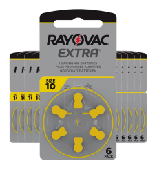 Piles auditives Rayovac extra 10  pour 60 piles