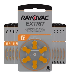 Piles auditives Rayovac extra 13  pour 60 piles
